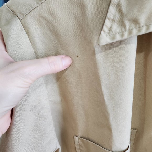 Vintage 1970's Khaki Work Jumpsuit / Coveralls - Picture 8 of 13
